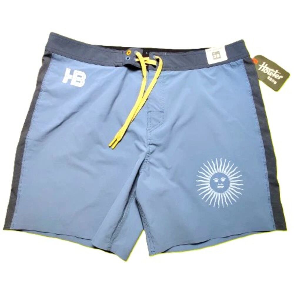 Howler Bros Blue Board Shorts Men’s 38 Swim Surf Stretch Trunks NWT
